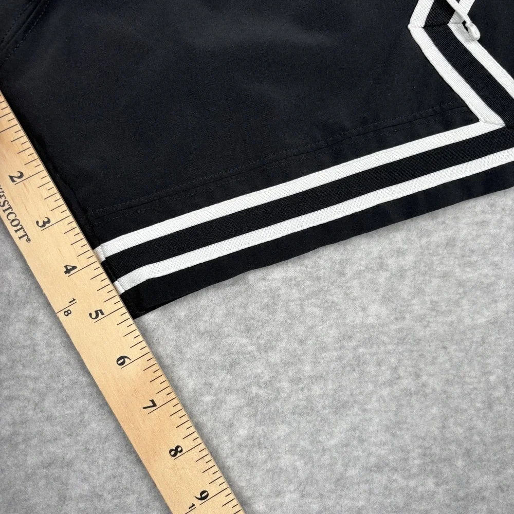 Jordan Dri-FIT Men's Athletic Shorts White Black Diamond Drawstring Small Logo